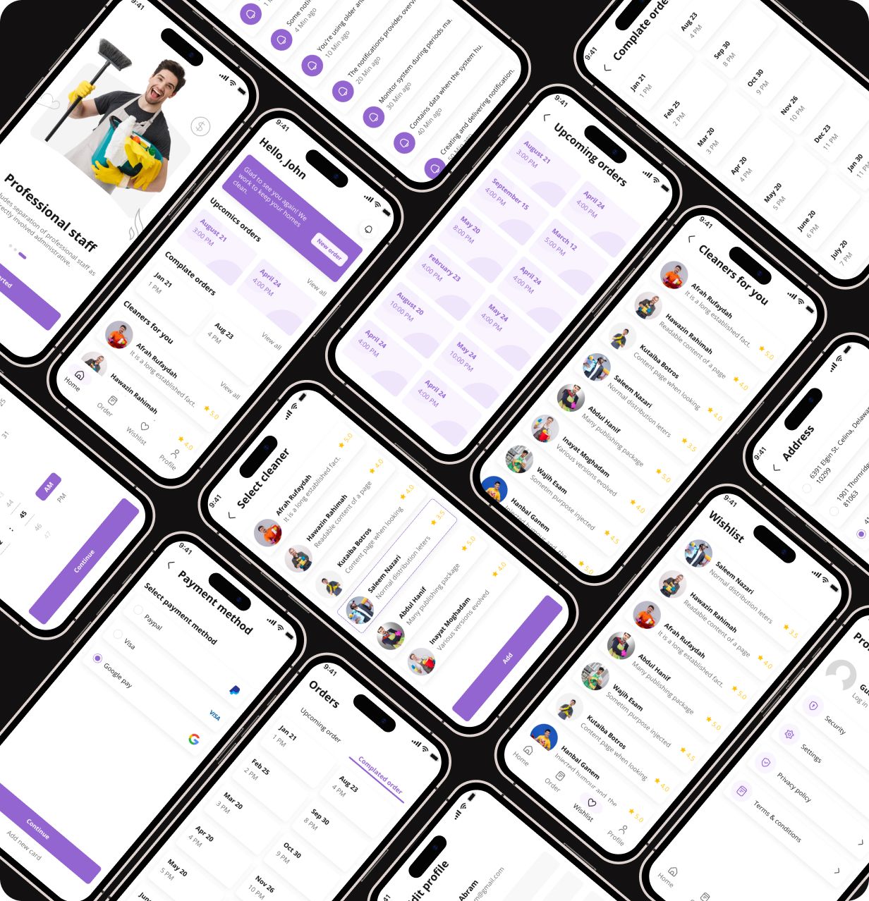 HandyCare UI template | Home Cleaning Service app in Flutter | Getcleaner App Template - 3