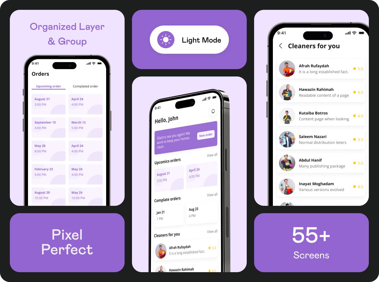 HandyCare UI template | Home Cleaning Service app in Flutter | Getcleaner App Template - 12