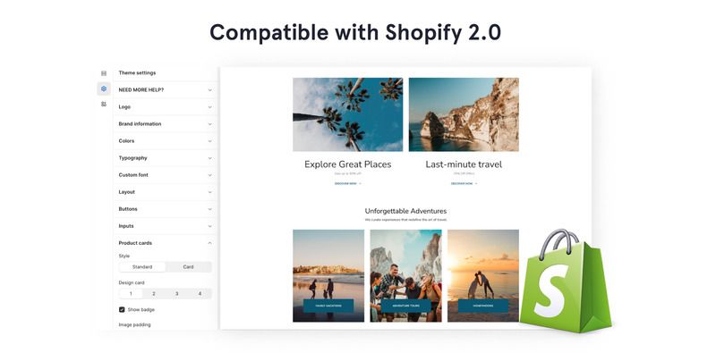 Travel Bureau eCommerce Shopify Online Store 2.0 Theme - Features Image 2