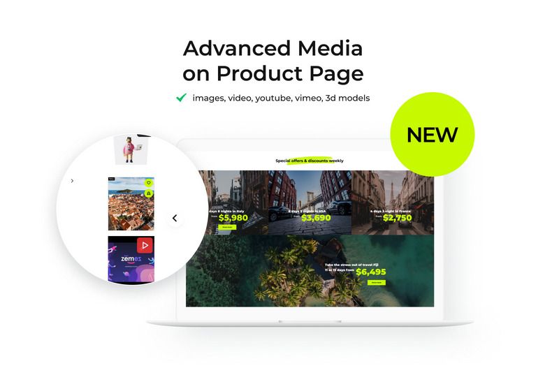 Shopify Tour Booking Theme with Advanced Website Builder Shopify Theme - Features Image 4