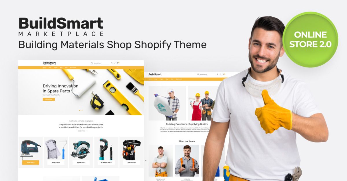 BuildSmart - Building Materials Online Store 2.0 Shopify Theme