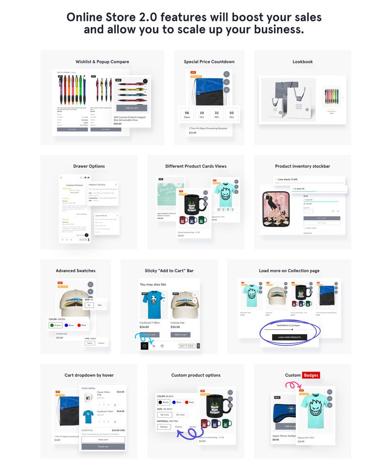 Modern Print Solutions Online Store 2.0 Shopify Theme - Features Image 3