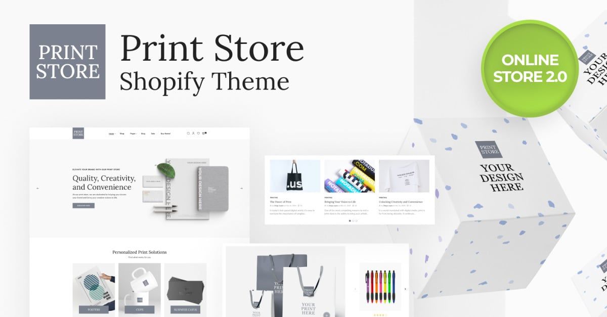 Modern Print Solutions Online Store 2.0 Shopify Theme