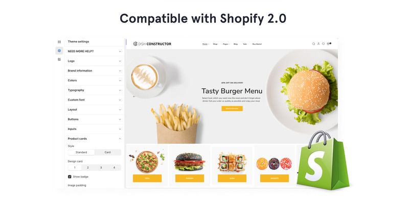 Dish Constructor - Food & Restaurant Responsive Online Store 2.0 Shopify Theme - Features Image 2