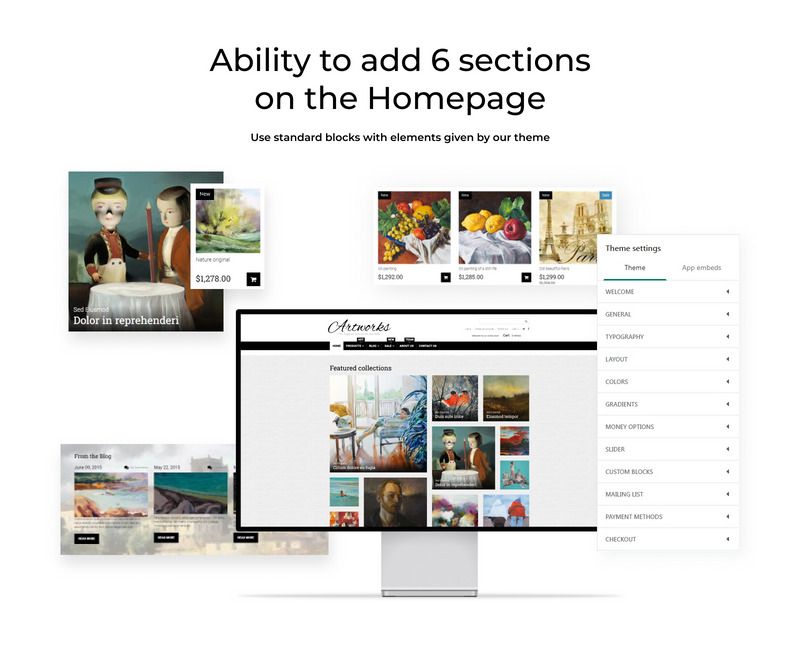 Artworks - Art Responsive Shopify Theme - Features Image 2