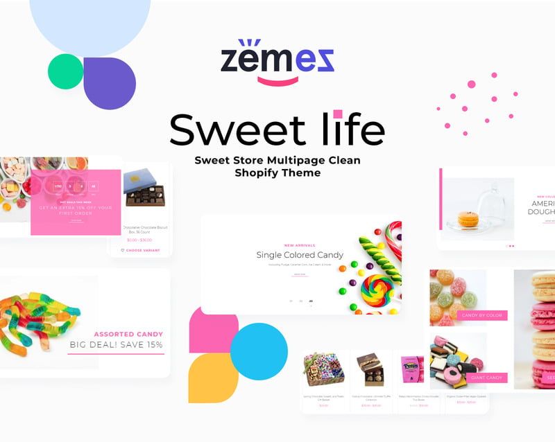 Sweet Life - Sweet Store Multipage Clean Shopify Theme - Features Image 1