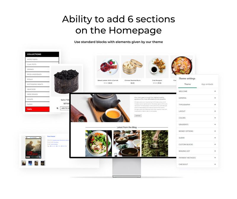 China Town - Sushi Restaraunt Shopify Theme - Features Image 2