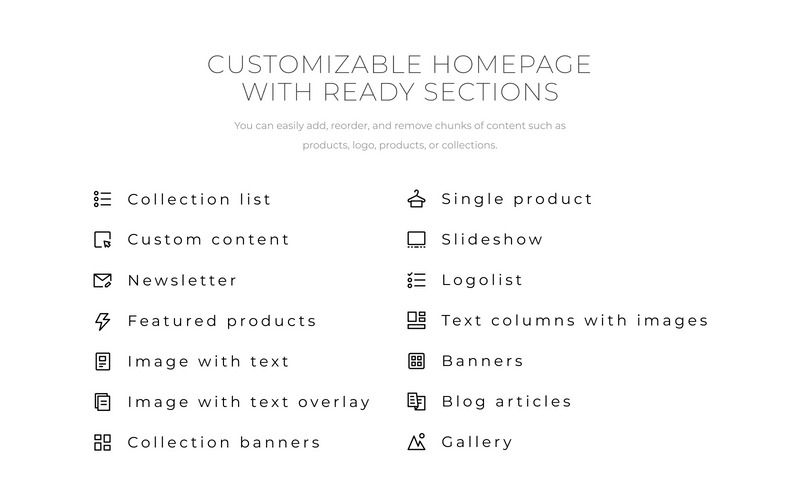 Rette - Furniture Multipage Minimalistic Shopify Theme - Features Image 2