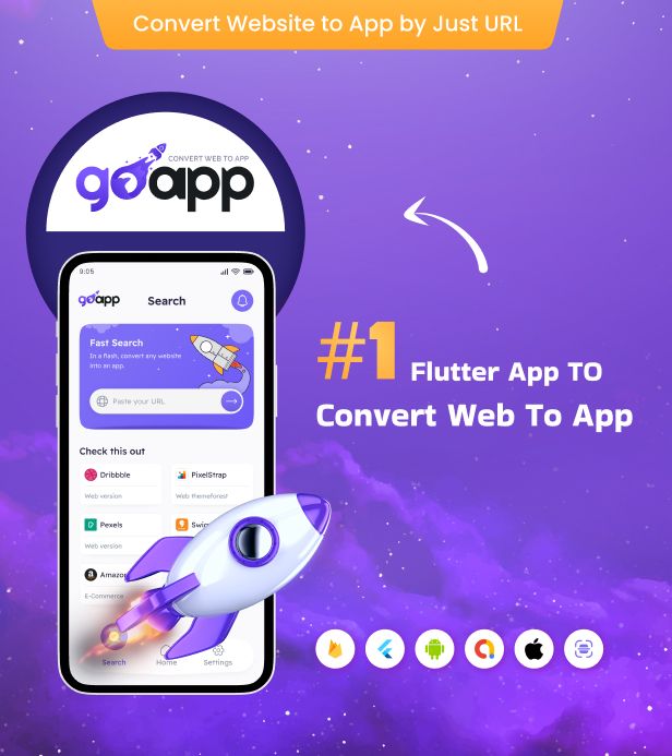 GoApp Web to App Convertor Flutter App