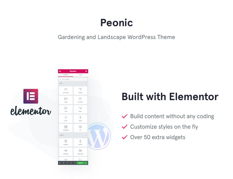 Peonic - Gardening and Landscape WordPress Theme - Features Image 2