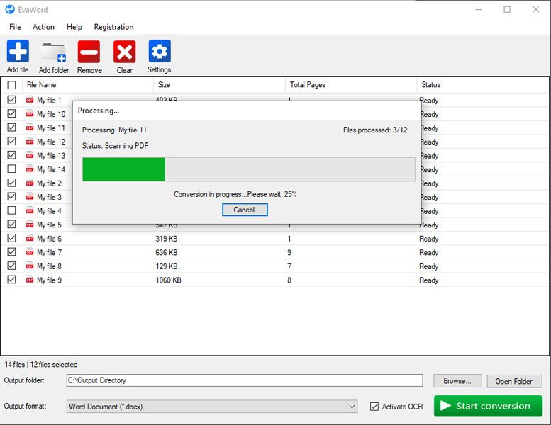PDF to Word Converter EvaPDF - Full Resaller Rights With License Key Generator - OCR Support - 4