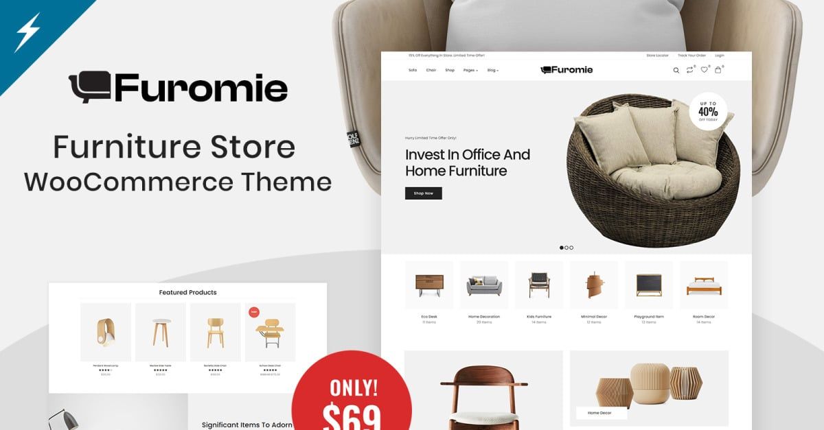 Furomie - Home Decor and Furniture WooCommerce Theme