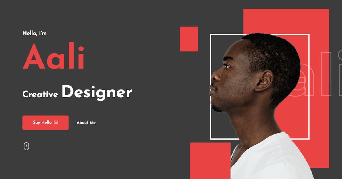 Aali - Personal Portfolio React NextJs Template