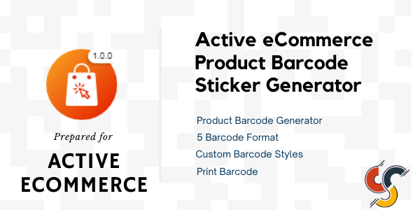 Active eCommerce Product Barcode Sticker Generator Add-on - code.market