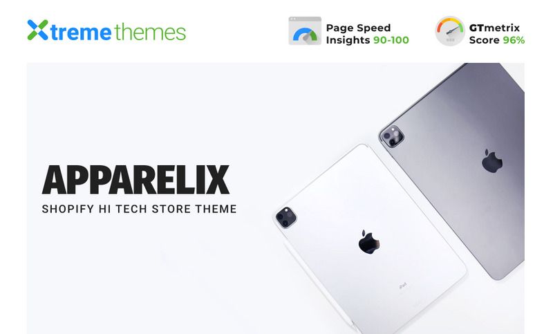 Apparelix Shopify HI Tech Store Theme - Features Image 1