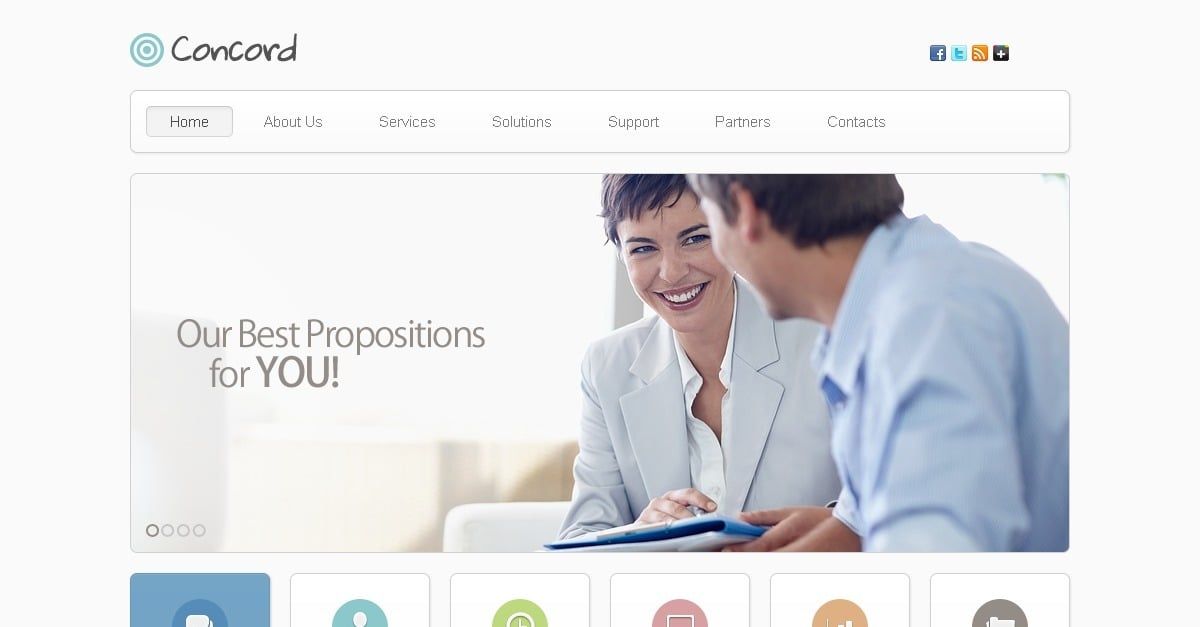 Business & Services Responsive Website Template