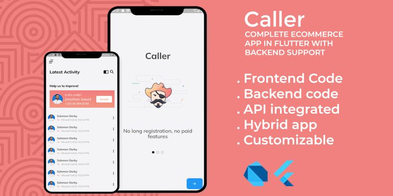Caller  ID App in Flutter And NodeJS by Digitalnatives