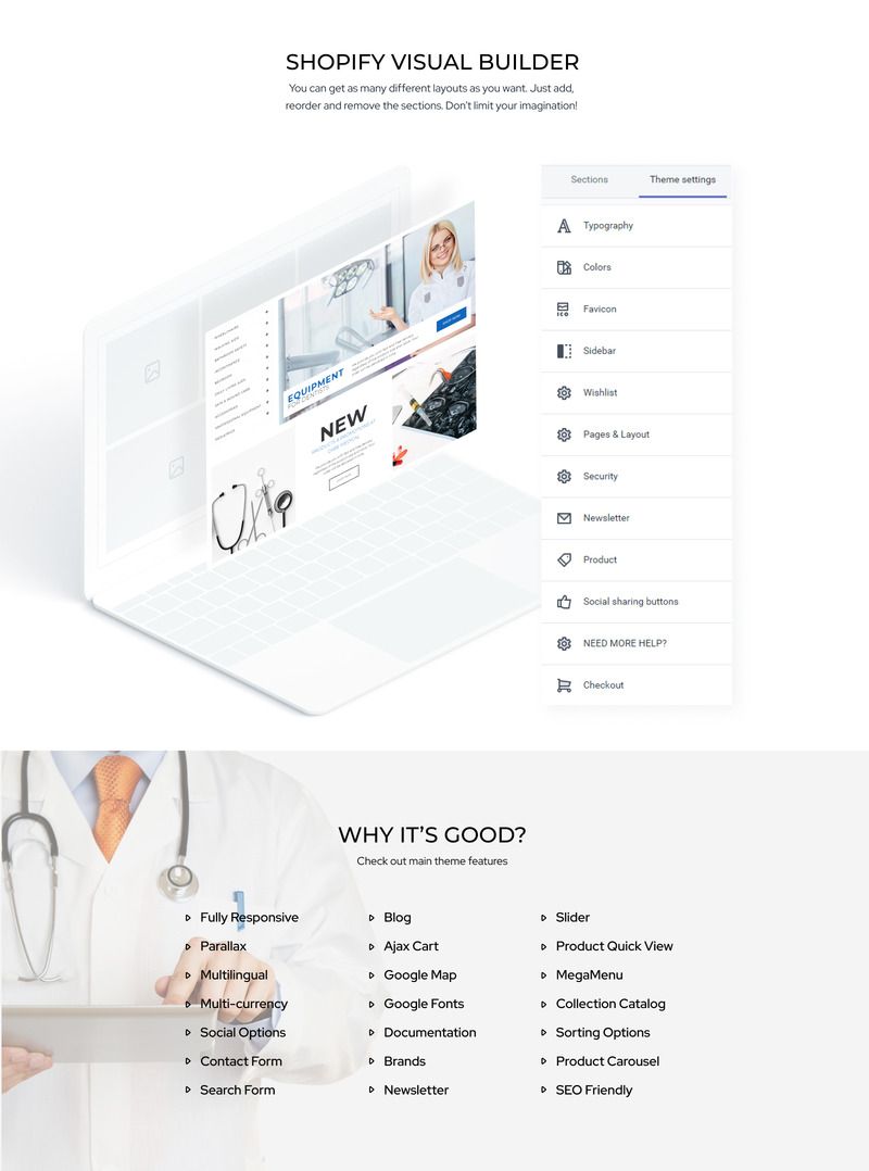 Care - Medical Equipment Shopify Theme - Features Image 2