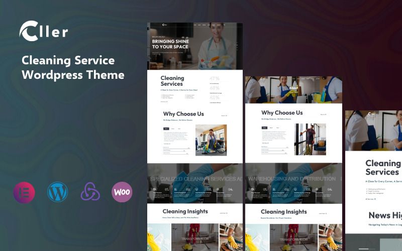 Cller - Cleaning Service Wordpress Theme - TemplateMonster