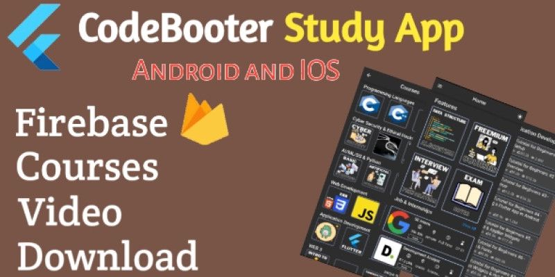 CodeBooter Study App Flutter  by Fluttercode525