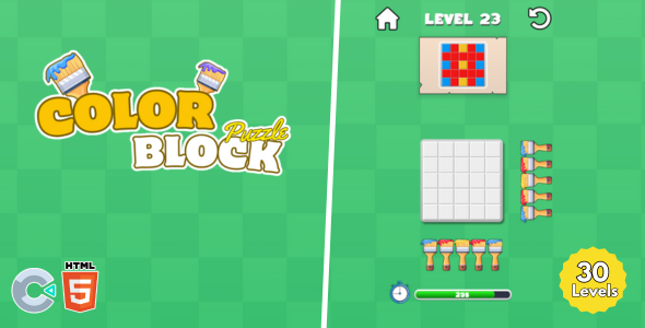 Color Block Puzzle - HTML Game image