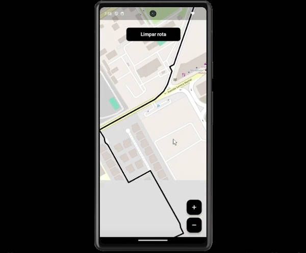 Driving Route Calculator using Flutter Map and OpenStreetMap