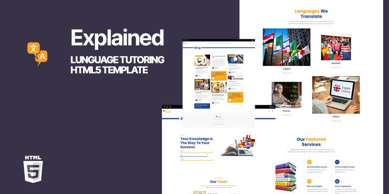 Explained - Translation Office HTML5 Template by Templatebae