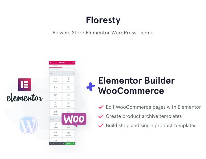 Floresty - Flower Boutique and Florist WordPress Theme - Features Image 1