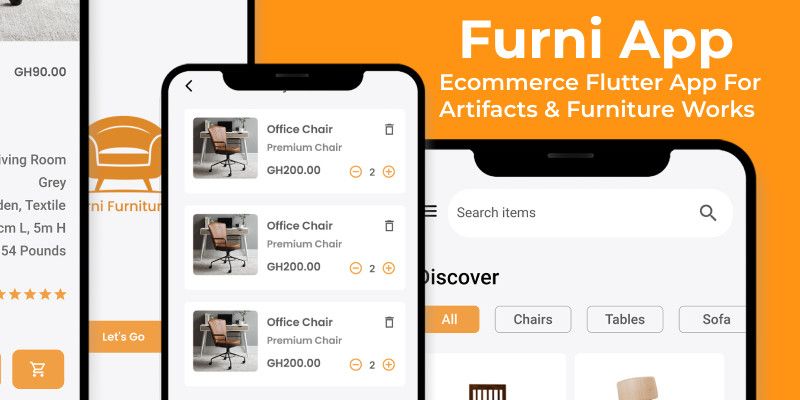 Furni - Ecommerce  Furniture UI In Flutter  by Digitalnatives