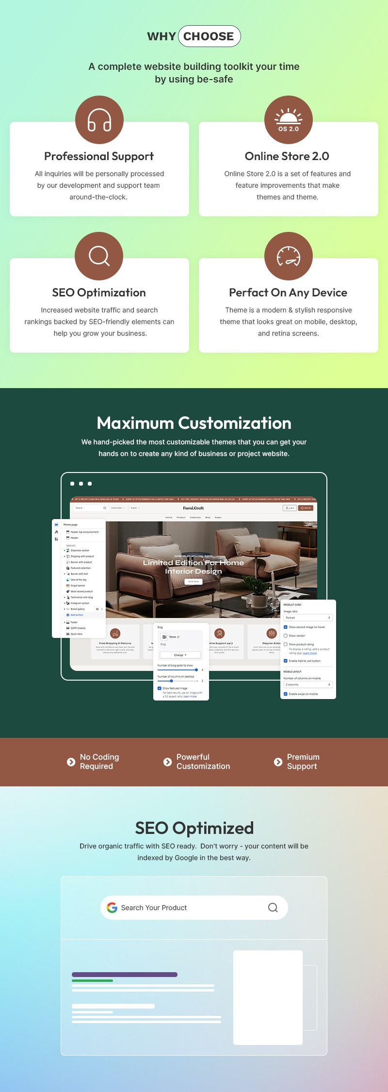 Futnicraft - Furniture & Home Interior Decor Multipurpose Shopify 2.0 Responsive Theme - Features Image 1