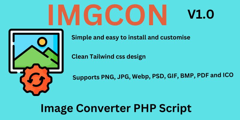 IMGCON - Image Converter PHP Script by 237Coders