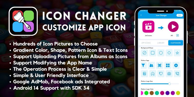 Icon Changer App Icon Changer Customize  Android by MJAppsStudio