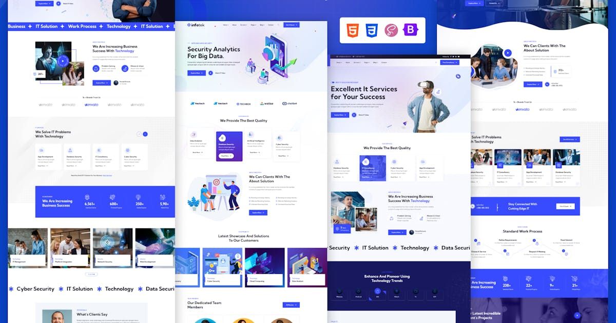 Infotek - IT Service & Technology HTML Template