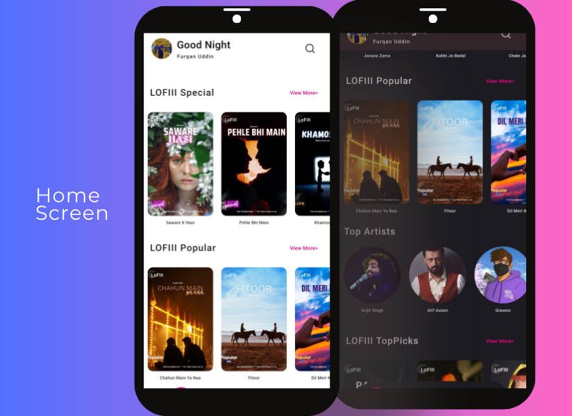LOFIII: A beautiful and intuitive music streaming app built with Flutter