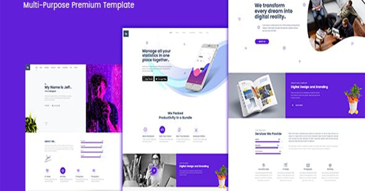 Miex - One Page Agency Template