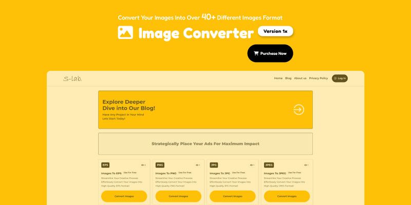 PHP Image Format Converter by Saadielab