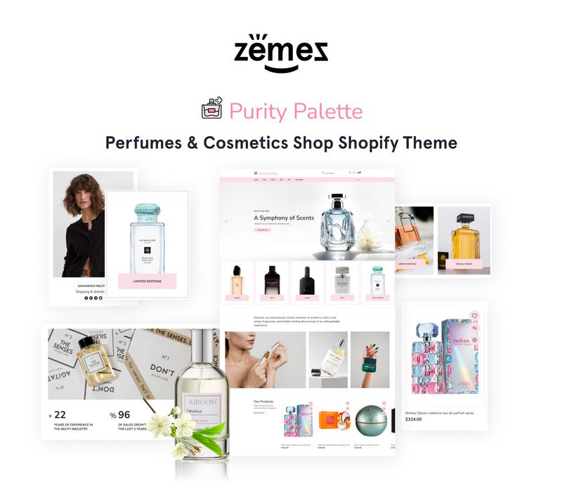 Perfumes & Cosmetics eCommerce Shopify Theme - Features Image 1