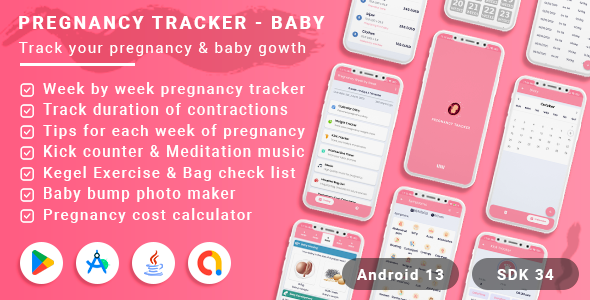 Pregnancy tracker and shops baby app