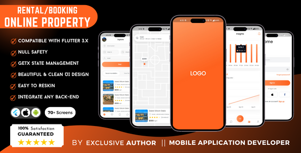 Property Rental and Booking App Complete Solution | Flutter UI Kit image
