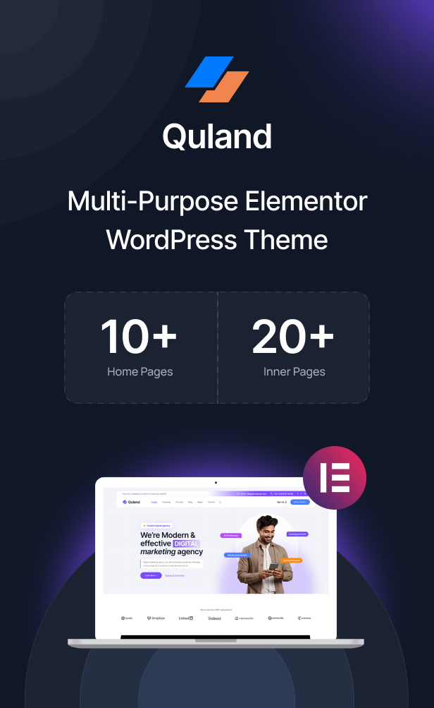 Quland - Multipurpose Landing Page for Corporate and Business Elementor WordPress Theme