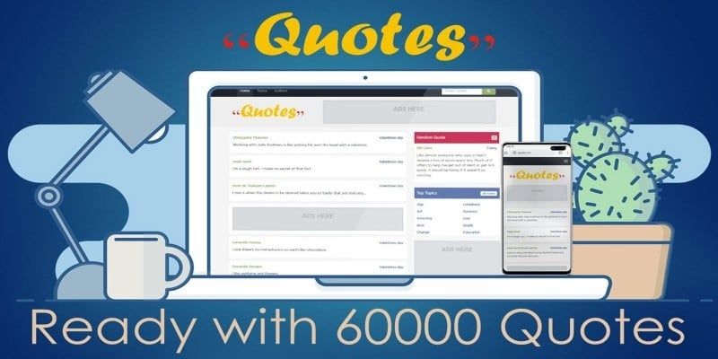 Quotes Website PHP Script by ChiDev