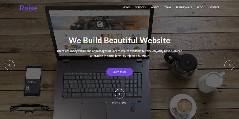 Raise - Digital Agency HTML Template by Themeplaza