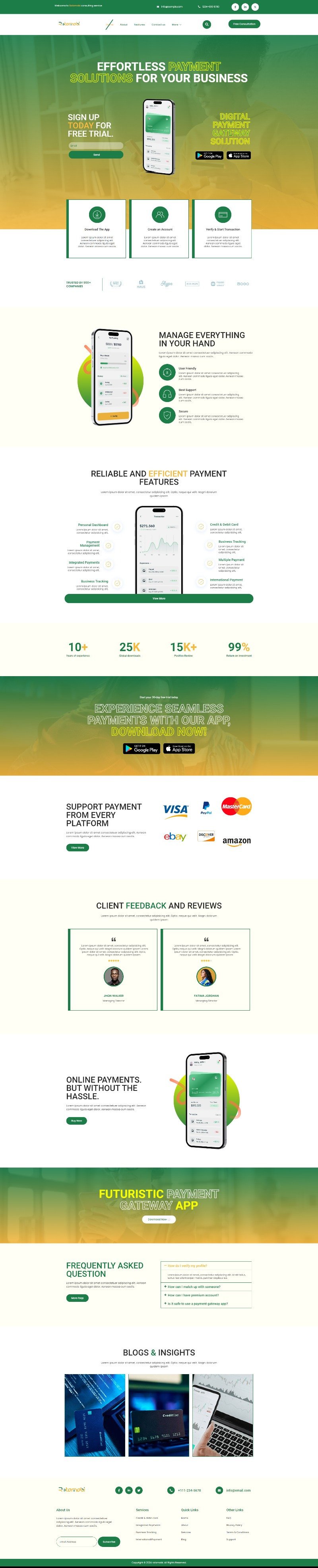 Rotomobi – Online Payment Gateway & Fintech Elementor Template Kit - Features Image 1