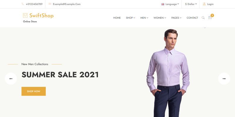 SwiftShop - Ecommerce Bootstrap Template by Themeplaza