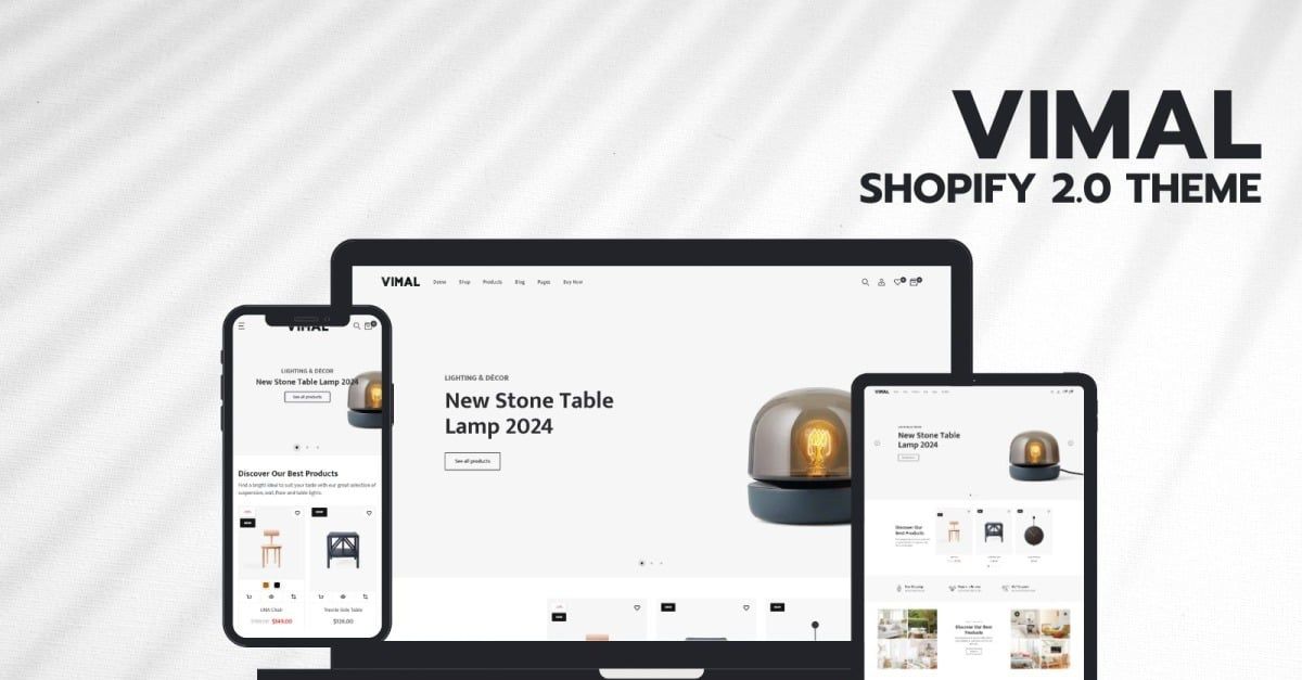 Vimal - Premium Furniture Shopify 2.0 Theme - TemplateMonster
