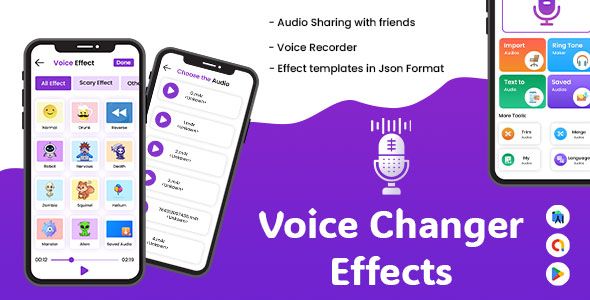 Voice Changer Effects - Female Voice - Audio Editor - Prank Audio - Funny Voice - Audio Maker
