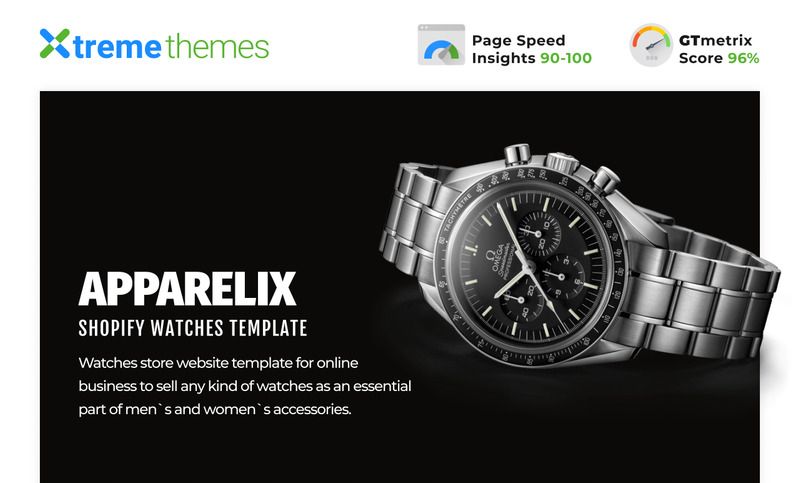 Watches Store Website Template Shopify Theme - Features Image 1