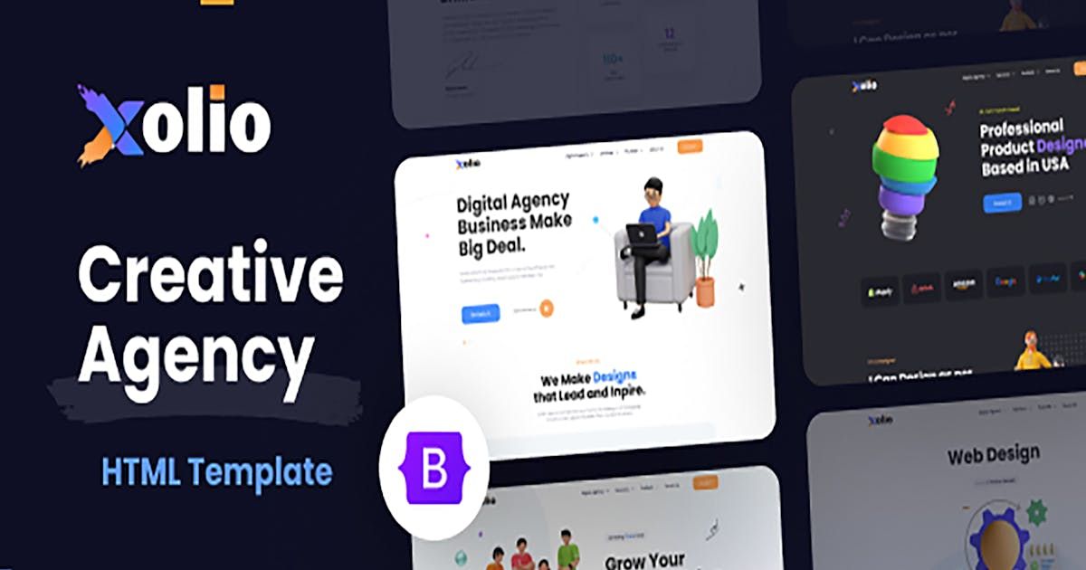 Xolio - Creative Agency & Portfolio Template