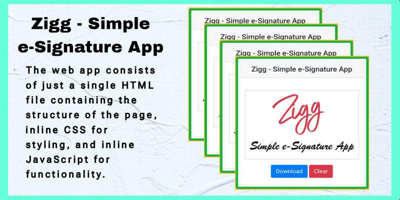 Zigg - Simple e-Signature App  by Zeluxe