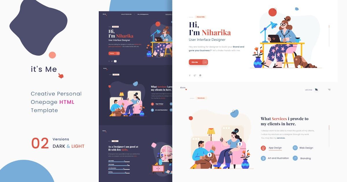 itsme Personal Portfolio Template